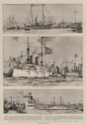 Admiral Dewey Thuis Verwelkomen, de Grote Marineparade bij New York