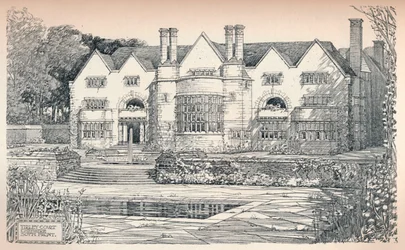 Tirley Court, Cheshire: Zuidelijke Voorzijde