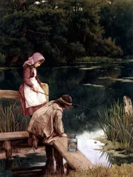 Rustieke vissers