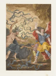 Illustratie bij de roman De Tempel van Gnidos Le Temple de Gnide door Montesquieu, 1794