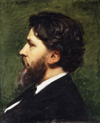Een portret van Phillipe Burty, 1874