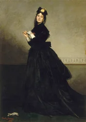 La Dame aux gants De dame met de handschoen, 1869