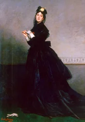 De vrouw met de handschoen, 1869