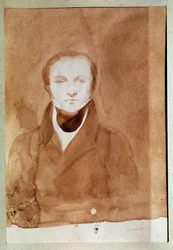 Portret van Prosper Mérimée, Franse schrijver
