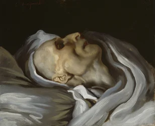Théodore Géricault op zijn sterfbed