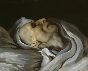 Théodore Géricault op zijn sterfbed, 1824