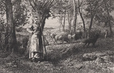 De herderin