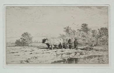 Landschap, arbeiders, 1845