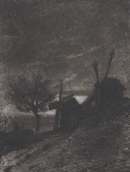 Molens in Montmartre, 1846