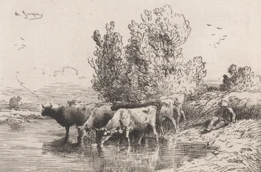 De drinkbak, 1864