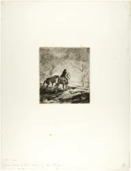 Reiziger te paard