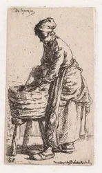 Wasvrouw, 1850