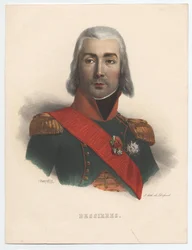 Portret van Jean-Baptiste Bessières, Maarschalk van Frankrijk, 1835