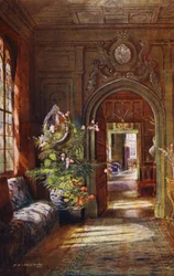 Knole House: Colonnade