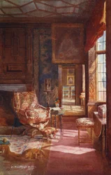 Knole House: Spangled Slaapkamer, Deur