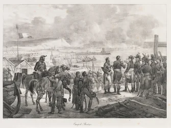 Kamp bij Boulogne, begin 19e eeuw