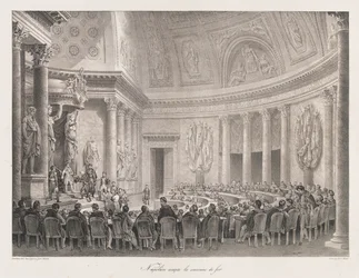 Napoleon Accepteert IJzeren Kruis, begin 19e eeuw