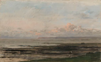 Strand bij eb