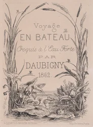 Frontispice, Voyage en bateau, 1862