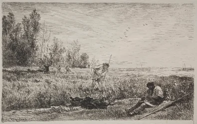 Hooien, originele indruk 1862, gedrukt in 1921