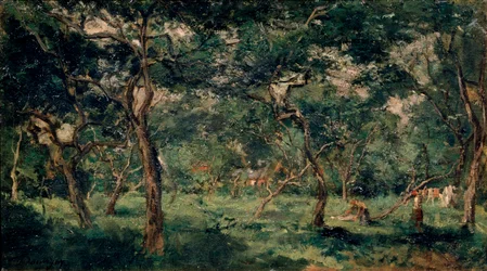 Olijfboomgaard, vroege 1870s