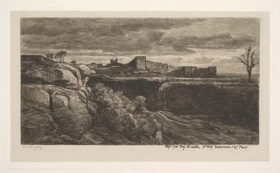 Ruïnes van het Kasteel van Crémieux Isère