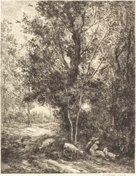 Herder en herderin (Le Berger et la bergère)