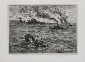 De Boottocht: De Stoomschepen of Pas op voor de Stoomschepen, 1861
