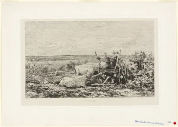 De wijnoogst (Souvenir van de Morvan)