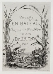 Titel Frontispice voor het Album: De Boottocht, 1861