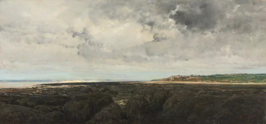 Villerville gezien vanaf Le Ratier, 1855