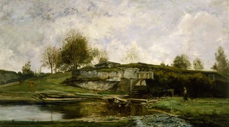 Sluis in de Optevoz vallei