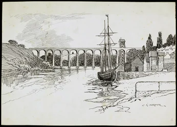 Calstock Viaduct, Cornwall