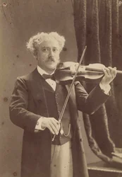 Portret van de violist en componist Pablo de Sarasate 1844-1908, c. 1890