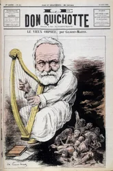 De Oude Orpheus: cartoon over Victor Hugo en Rusland - door Gilbert-Martin (Gilbert Martin), in 