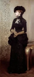 De Parijzenaar door Charles Giron (1850-1914) 1883 (schilderij)