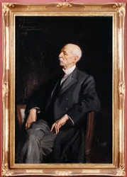 Manuel Patricio Rodriguez Garcia zittend in fauteuil