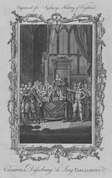 Cromwell ontbindt het Lange Parlement, 1773