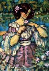 Vrouw met Roos, 1901