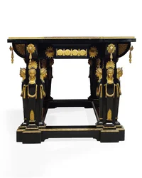 Napoleon III tafel, ontworpen door Jean Brandely, marqueterie door E. Varlot, Parijs, c.1850-75