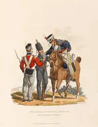 3e Huzaren, Infanterie en Lichte Infanterie. King