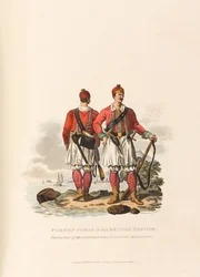 Vreemde korpsen in Britse dienst. Soldaten van het Griekse Lichte Infanterieregiment
