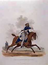 Een soldaat van de 13e Light Dragoons, uit 