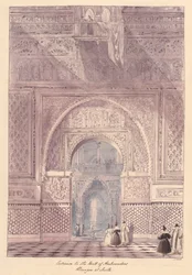 Ingang van de Hal van Ambassadeurs, Alcazar in Sevilla
