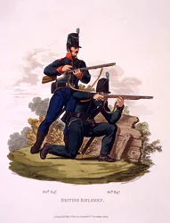 Uniform van Britse schutters (60e en 95e regimenten), uit 