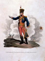 Uniform van een generaal-majoor van lichte dragonders, uit 