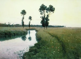Het pad langs de rivier