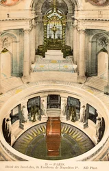 Ansichtkaart/Graf van Napoleon I/Invalides/Parijs/Seine/Ile de France/Frankrijk