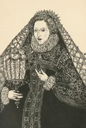 Portret van Koningin Elizabeth, 1931