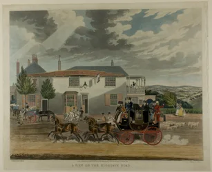 Een uitzicht op de Highgate Road